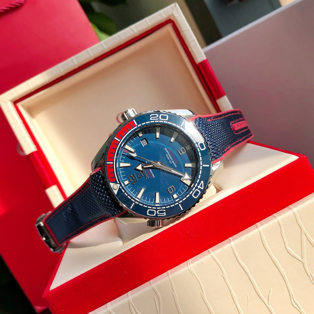 Blue Red -Blue Rubber - Automatic - 43mm