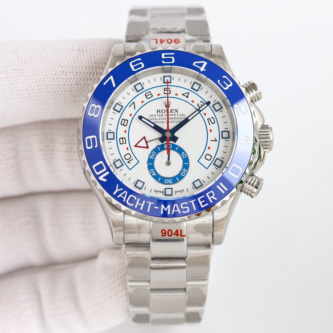 C-Factory -Chronograph - Blue -White 904L Steel - Automatic - 44mm