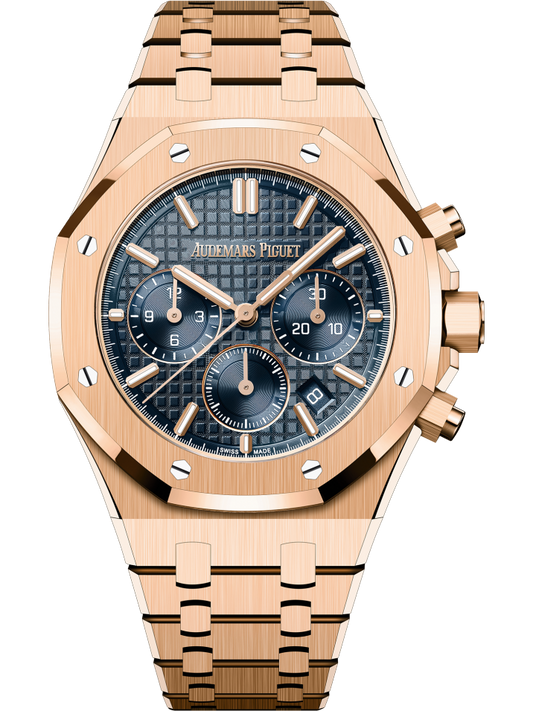 Rose Gold - 904L Steel - Quartz -Chronograph - 41mm