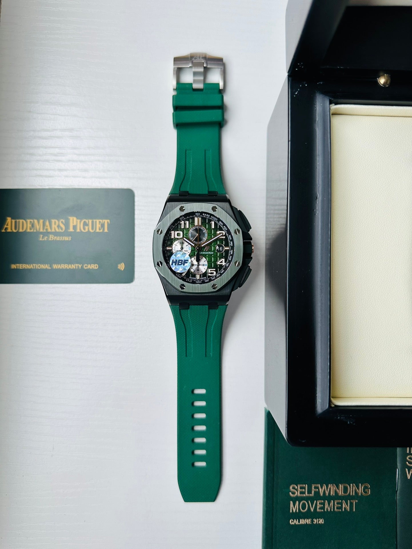 Green - Green Rubber- Automatic - 44mm