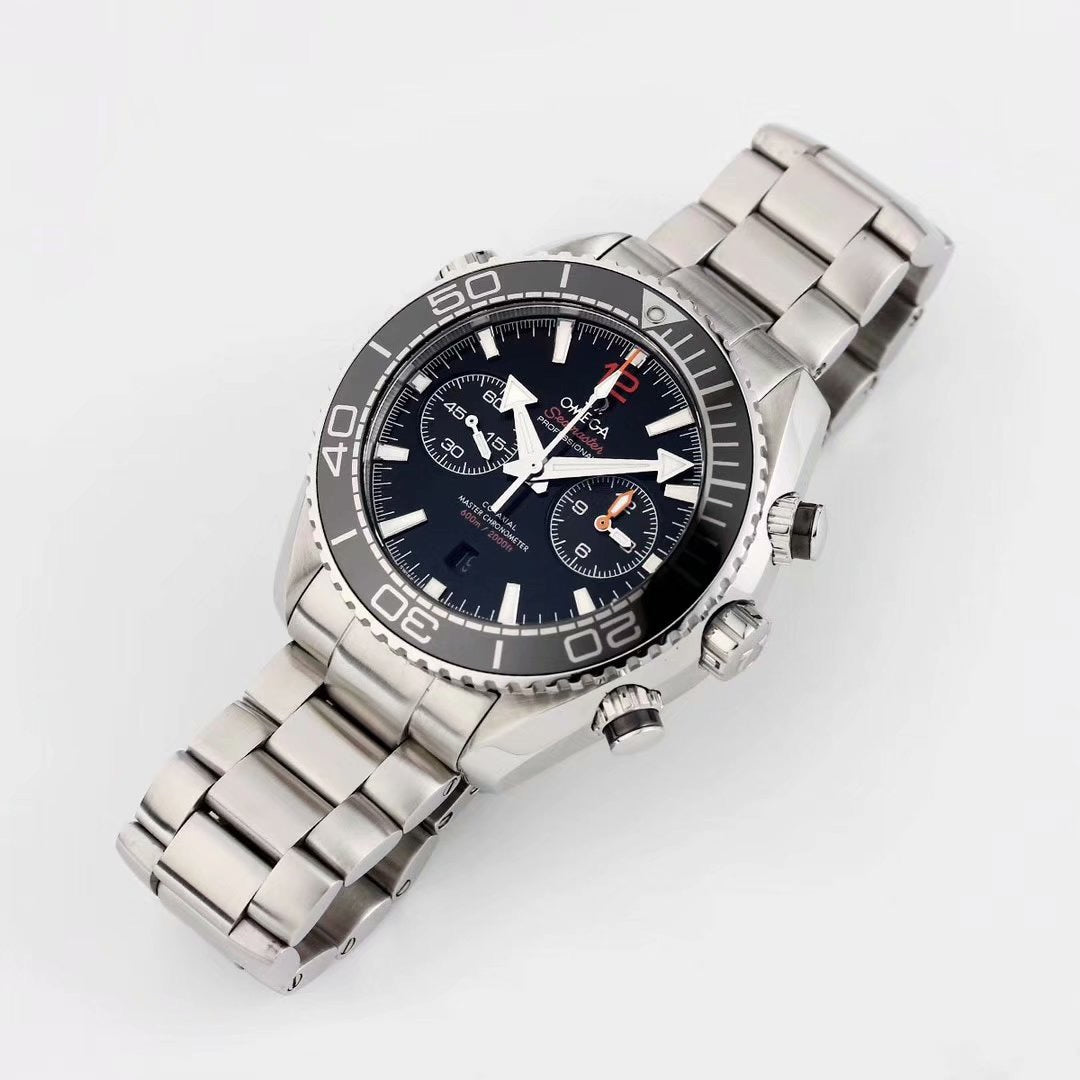 Chronograph - Selfwinding- Silver 904L Steel- Automatic - 45.5mm