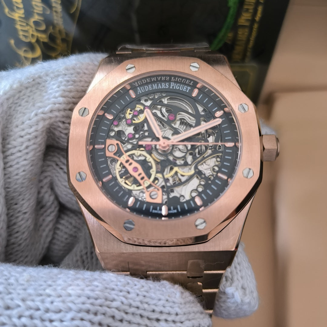 Rose Gold - Hollow 904L Steel - Automatic - 41mm