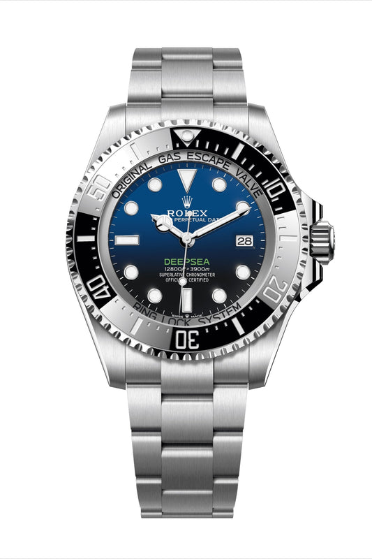 L Size - Blue Silver -Silver 904L Steel -Automatic- 44mm