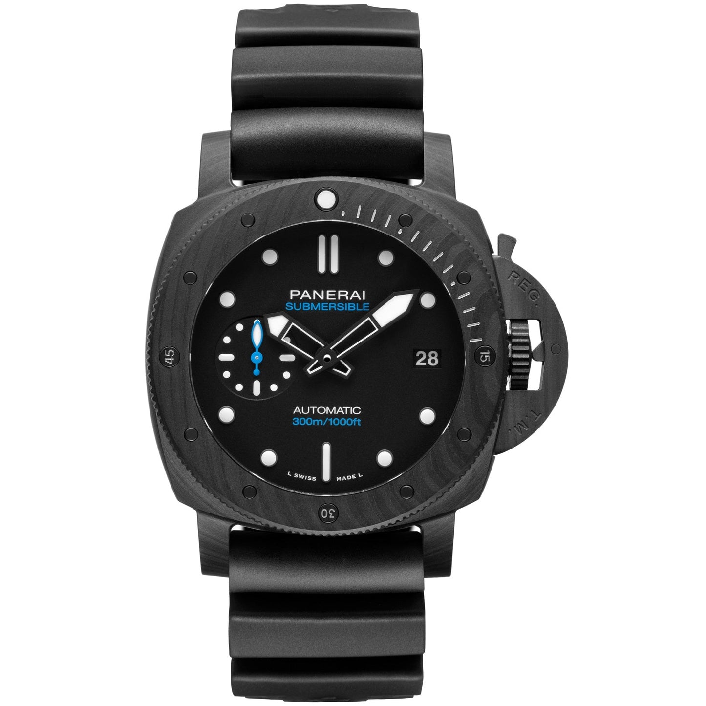 Black - Black 904L Steel - Black Rubber -Automatic - 44mm