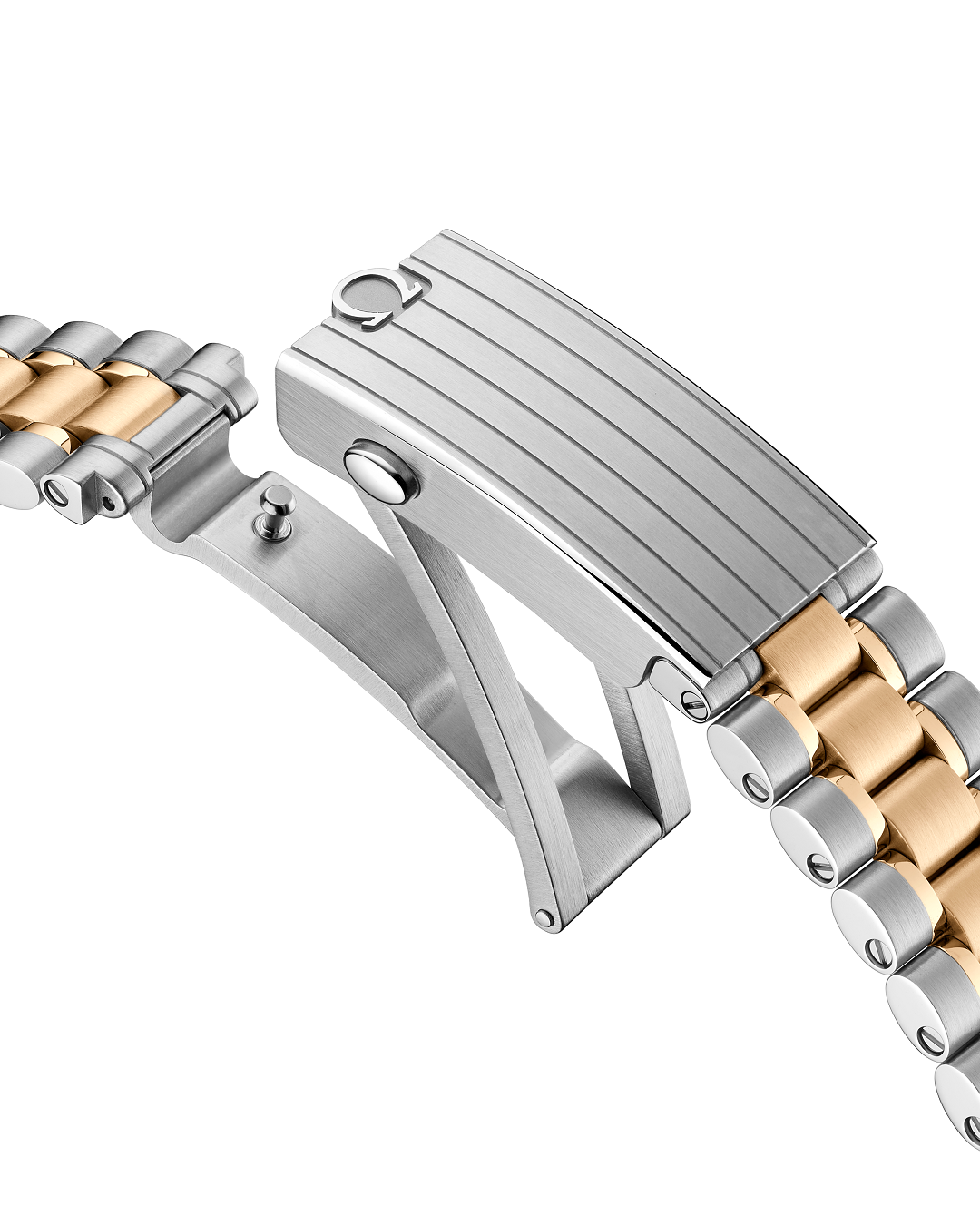 Chronograph -Moon- Silver -Yellow Silver 316L Steel- Manual winding - 42mm