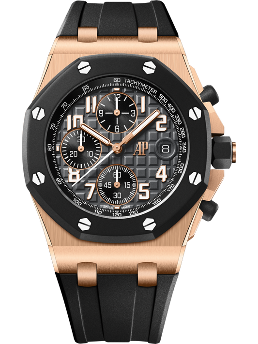 Black OFFs - Black Rubber -Chronograph - Quartz - 42mm