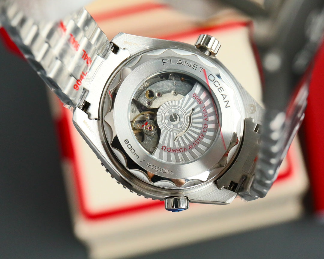 Red Ceramic - Silver 904L Steel - Automatic - 43mm