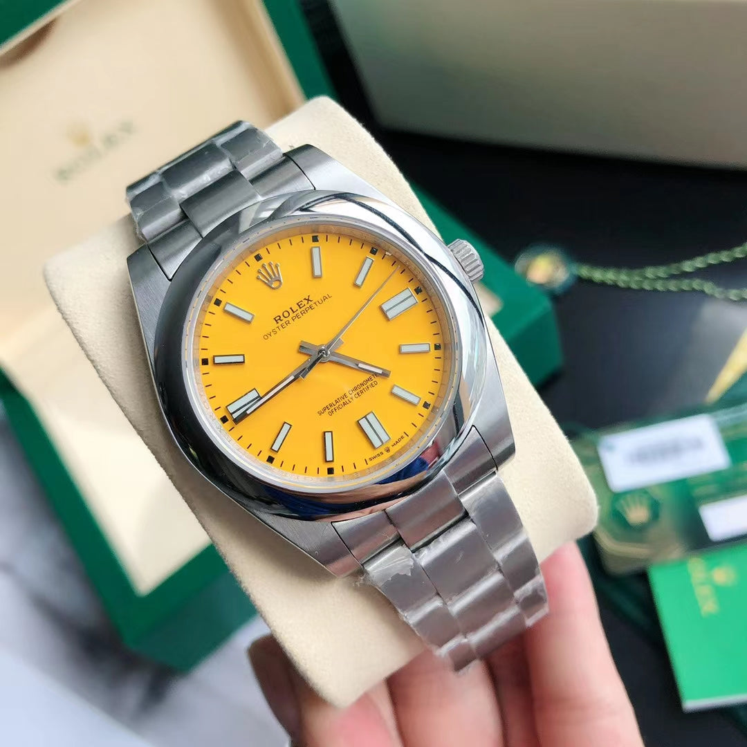 Yellow Silver - Steel 904L Silver - Automatic-41mm/31mm