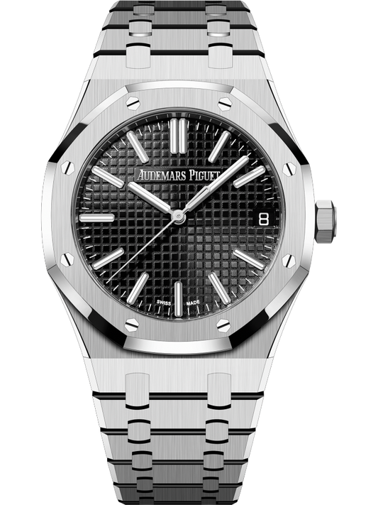 Black Dial - White 904L steel - Automatic - 41mm