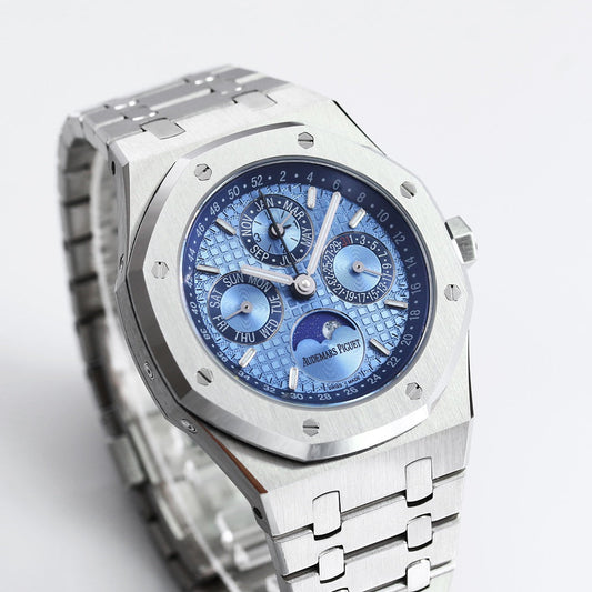 Blue - Silver 316L Steel - Automatic - 41mm