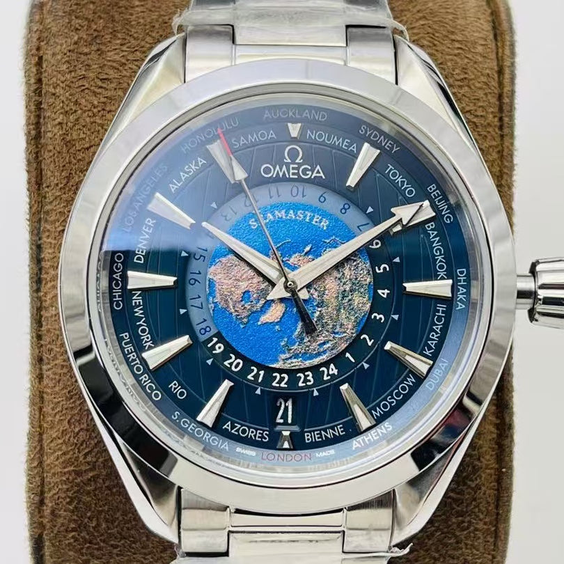 Blue Silver - 904L Steel Silver - Automatic - 43mm