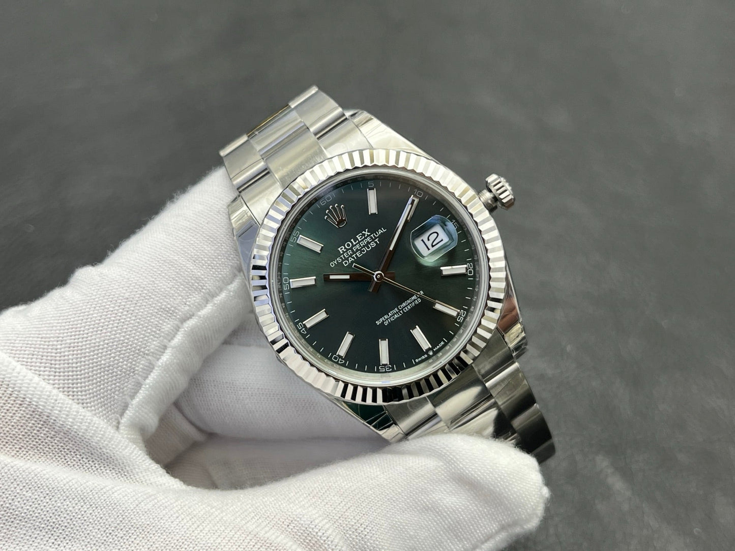 C-Factory -Green - Silver 904L Steel- Automatic - 41mm