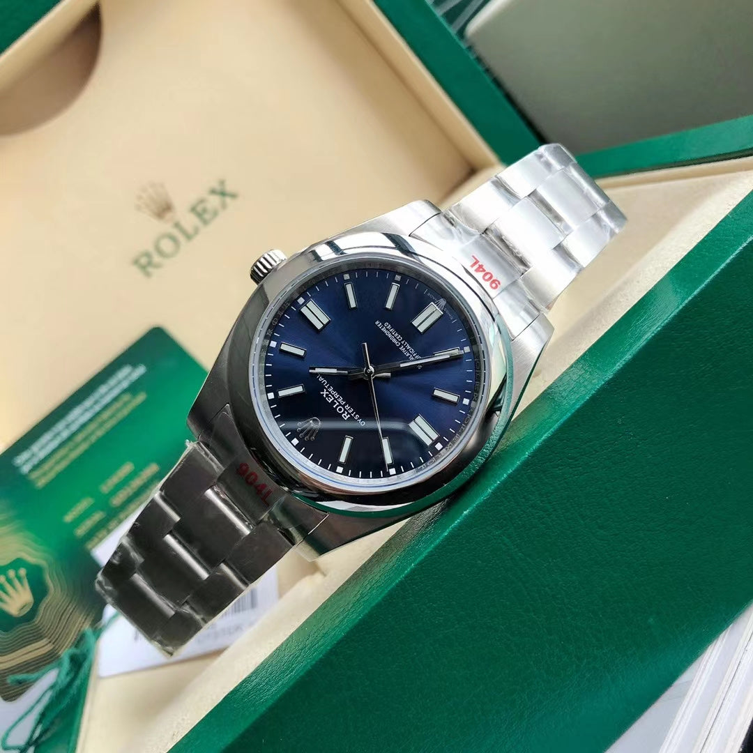 Blue Silver - Steel 904L White - Automatic-41mm/31mm