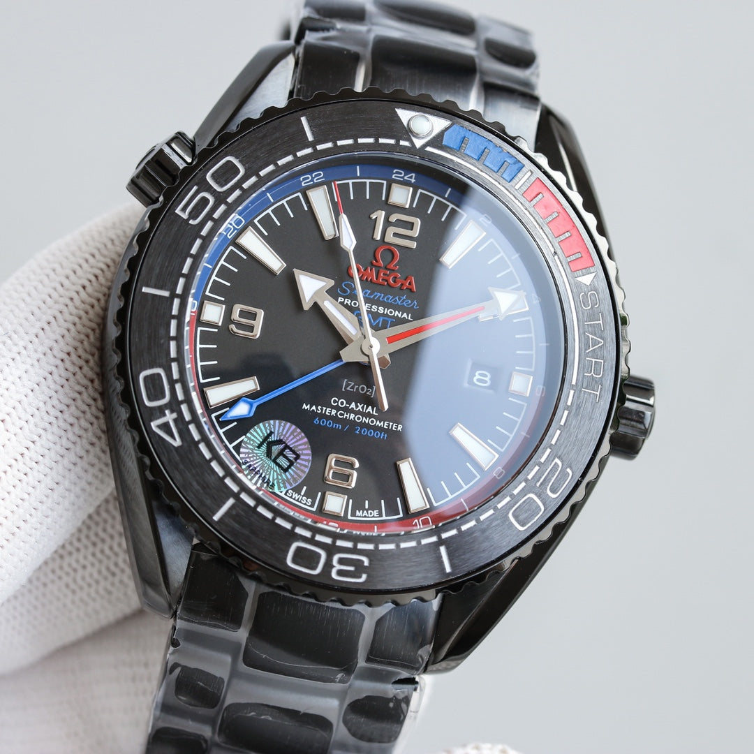 L Size Black Blue Steel - Black 904L Steel - Automatic - 45.5mm