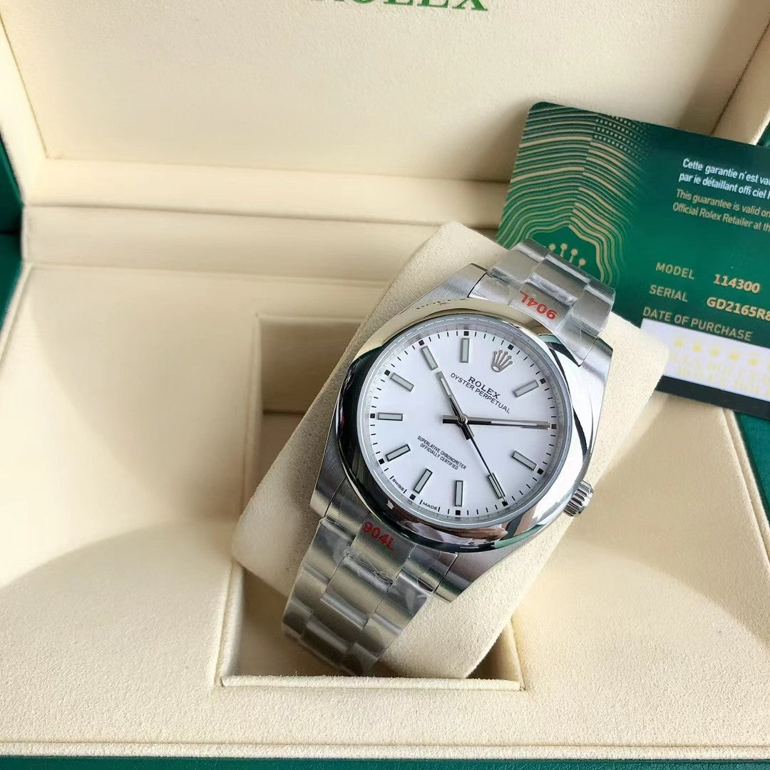 White Silver - Steel 904L Silver - Automatic - 41mm/31mm