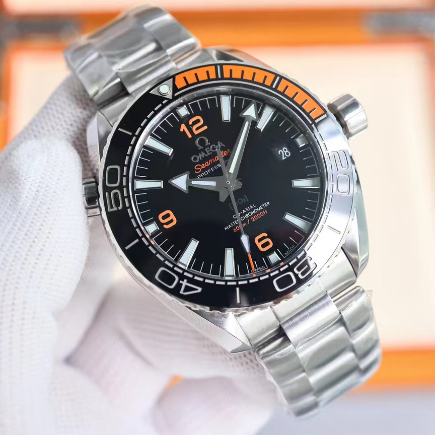 Black Orange - White 904L Steel -  Automatic - 43mm