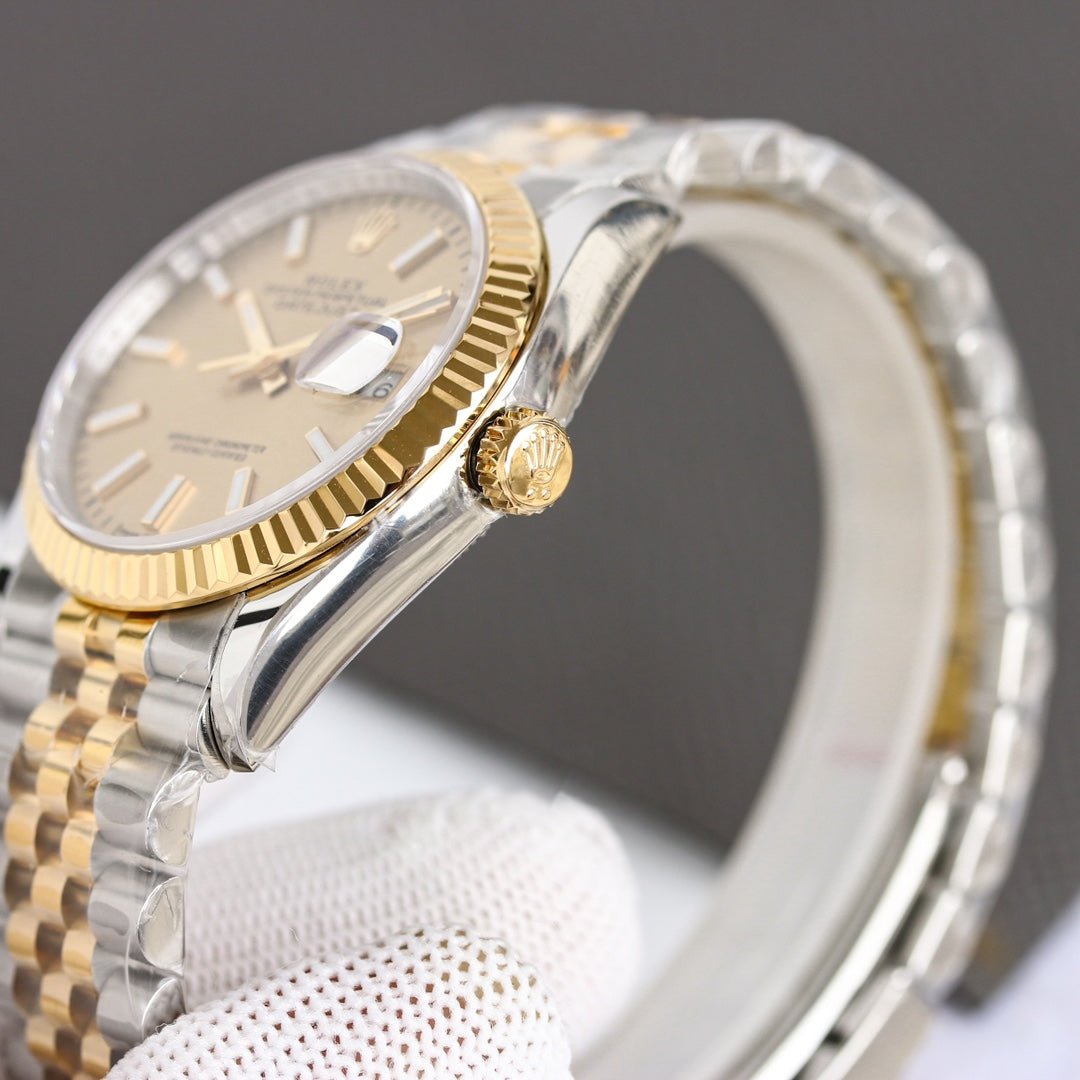 Yellow gold Strap - Yellow dial - Automatic- 41mm