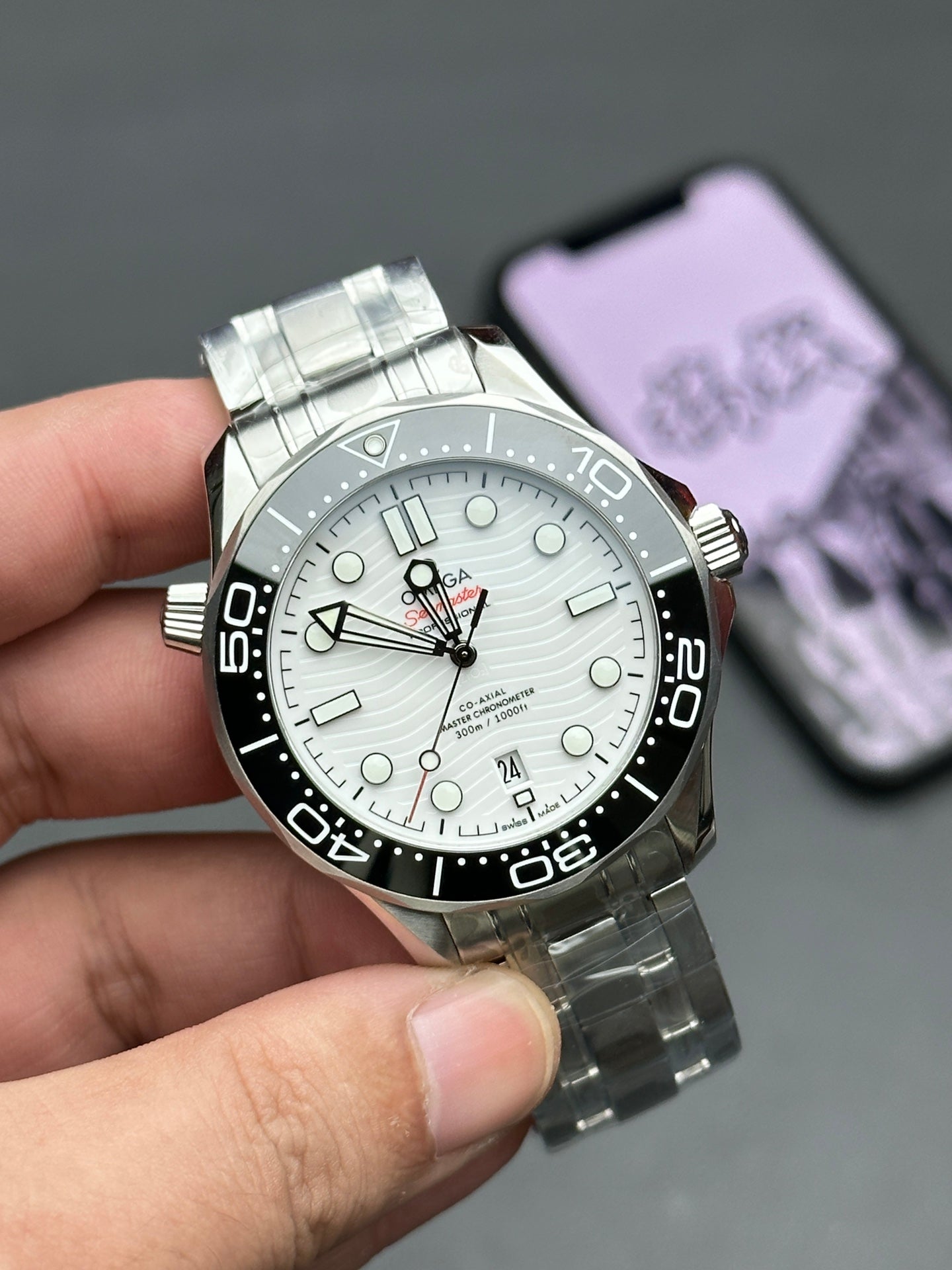 White Black - White 904L Steel - Automatic - 42mm