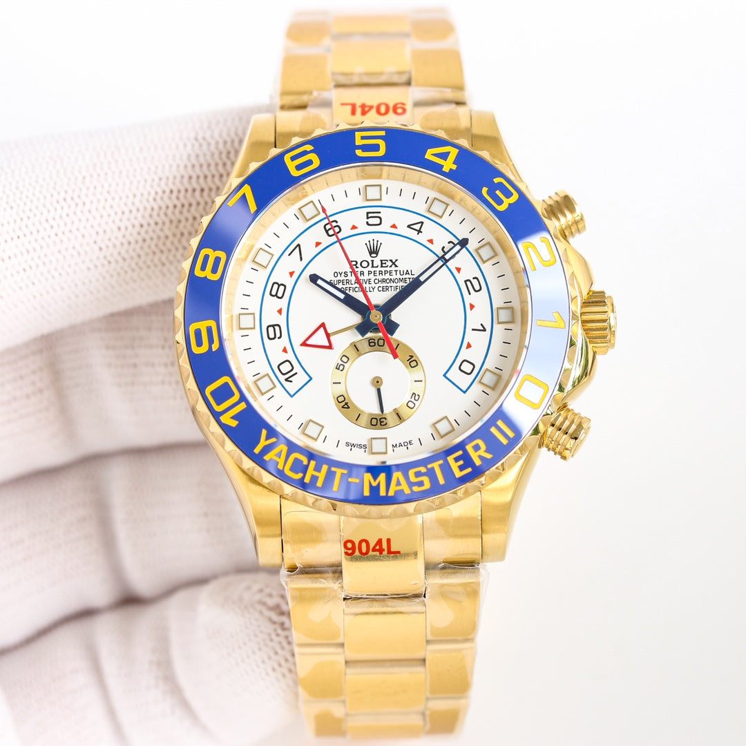 C-Factory -Chronograph - Yellow 904L Steel - Automatic - 44mm