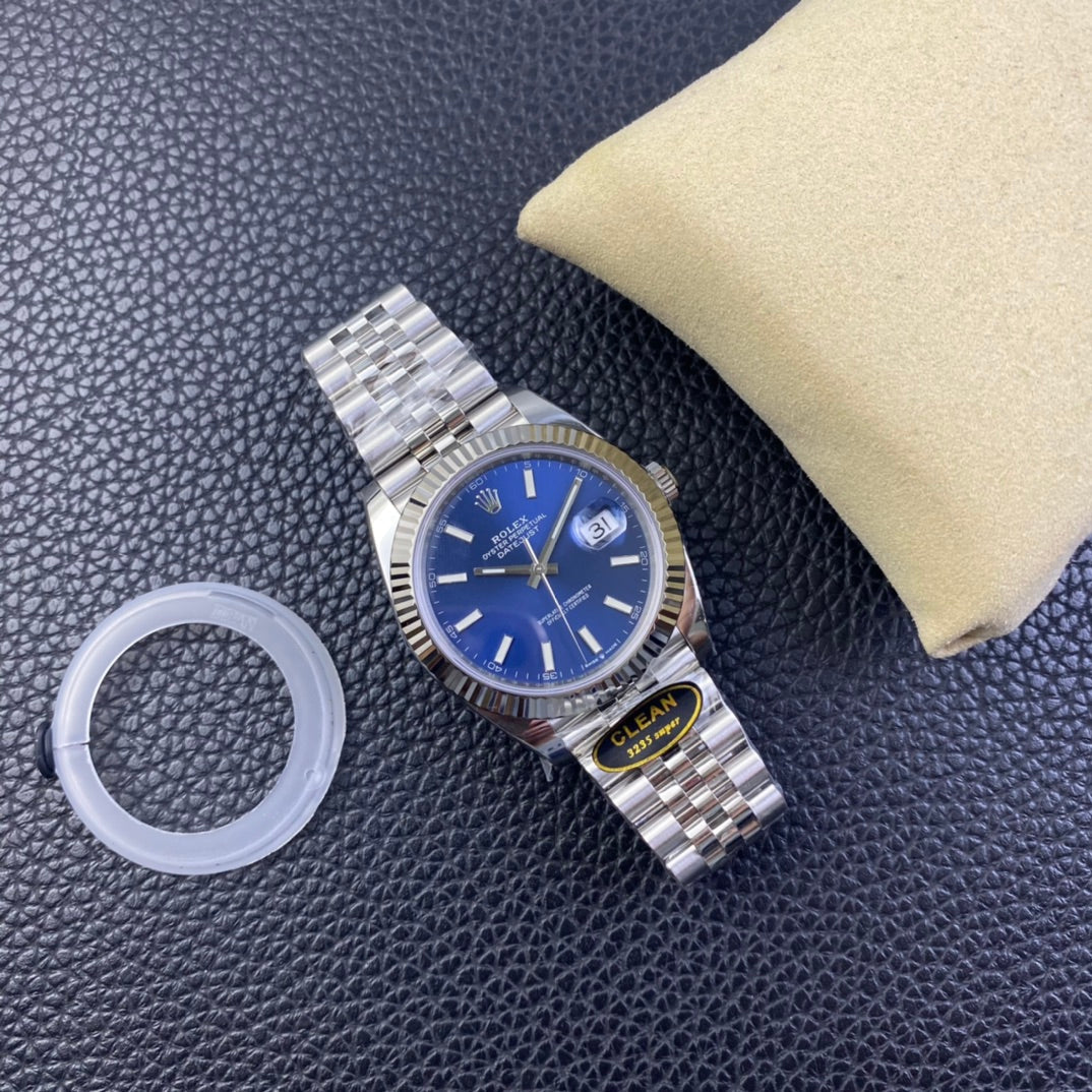 C-Factory 126334- Blue Face - Silver 904L Steel - Automatic - 41mm