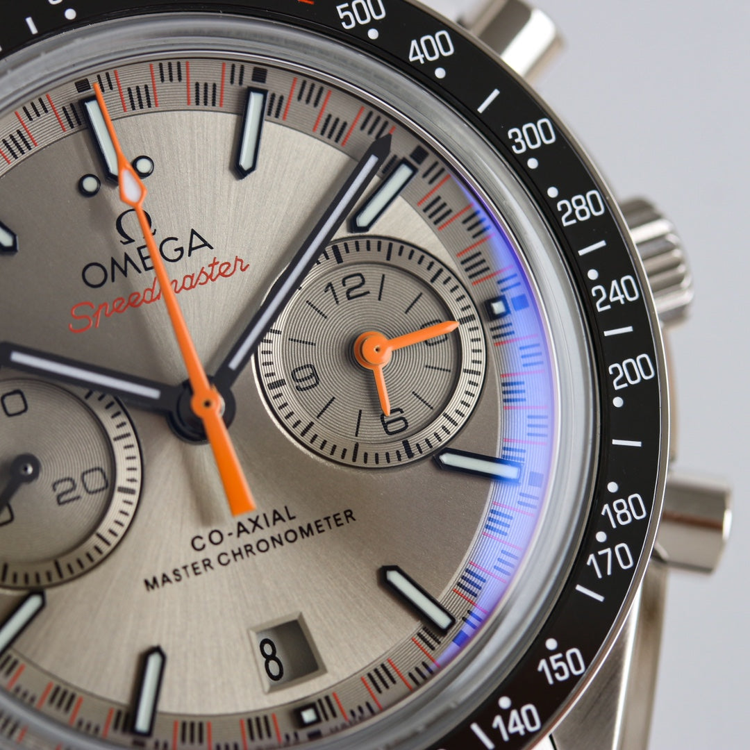 Chronograph -329.30.44.51.06.001- Silver- Black Ceramic- 316L Steel- Automatic - 44mm