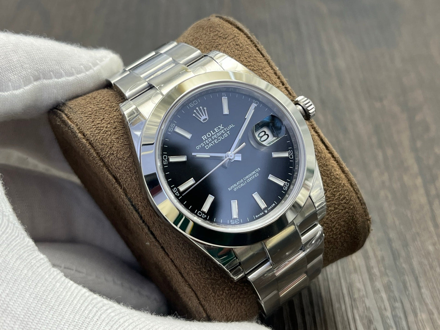 C-Factory - Black - Smooth Bezel - Silver 904L Steel- Automatic - 41mm