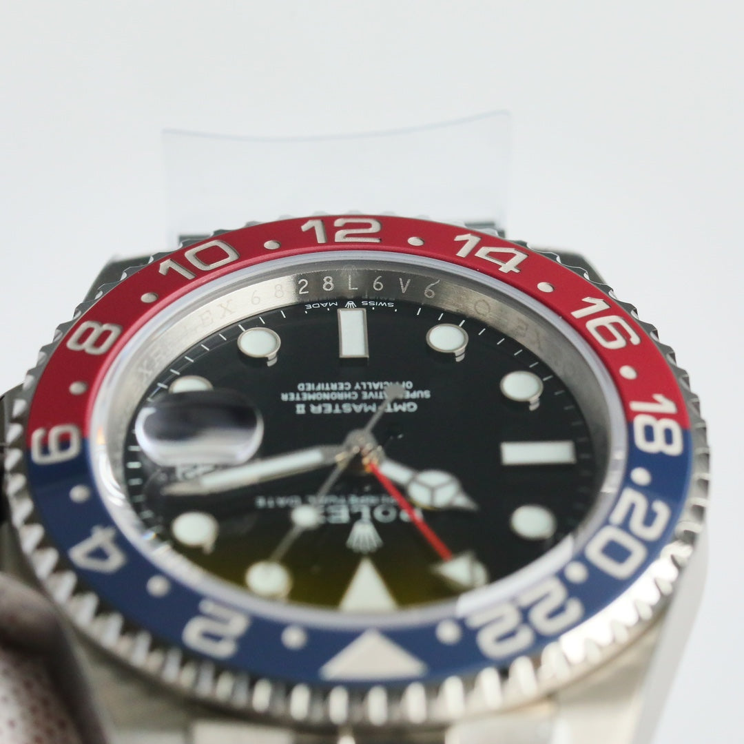 C Factory - Red Black- Silver 904L Steel - Automatic - 40mm