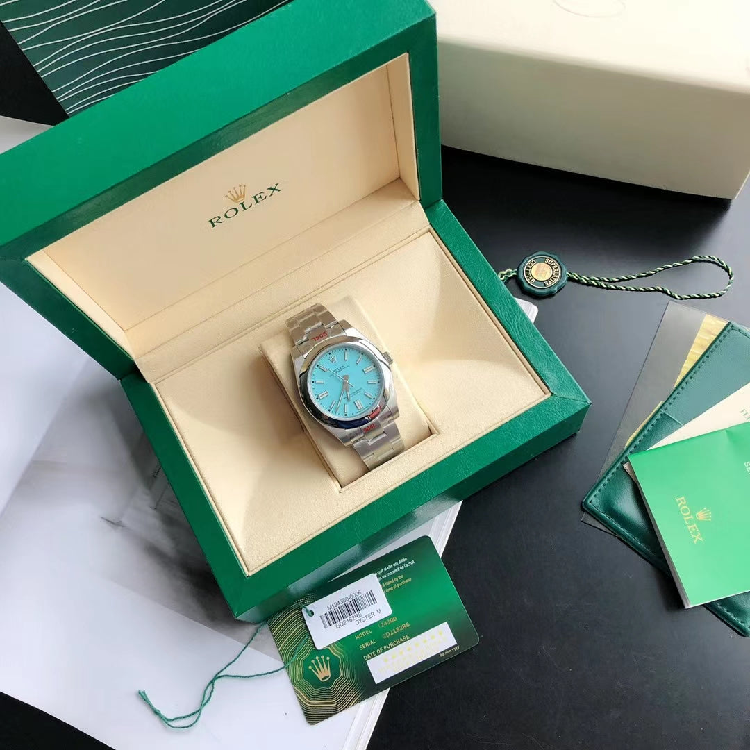 Blue Silver - Steel 904L Silver - Automatic-41mm/31mm