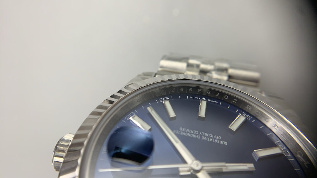 126334-Blue Silver - Steel 904L - Blue- Automatic-41mm