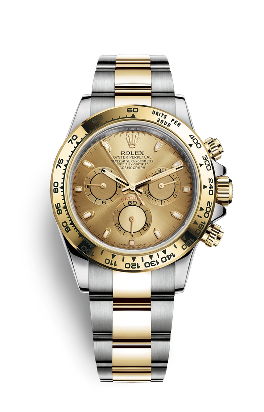 Chronograph -CLASSICAL WATCH--Yellow gold- Quartz-40mm