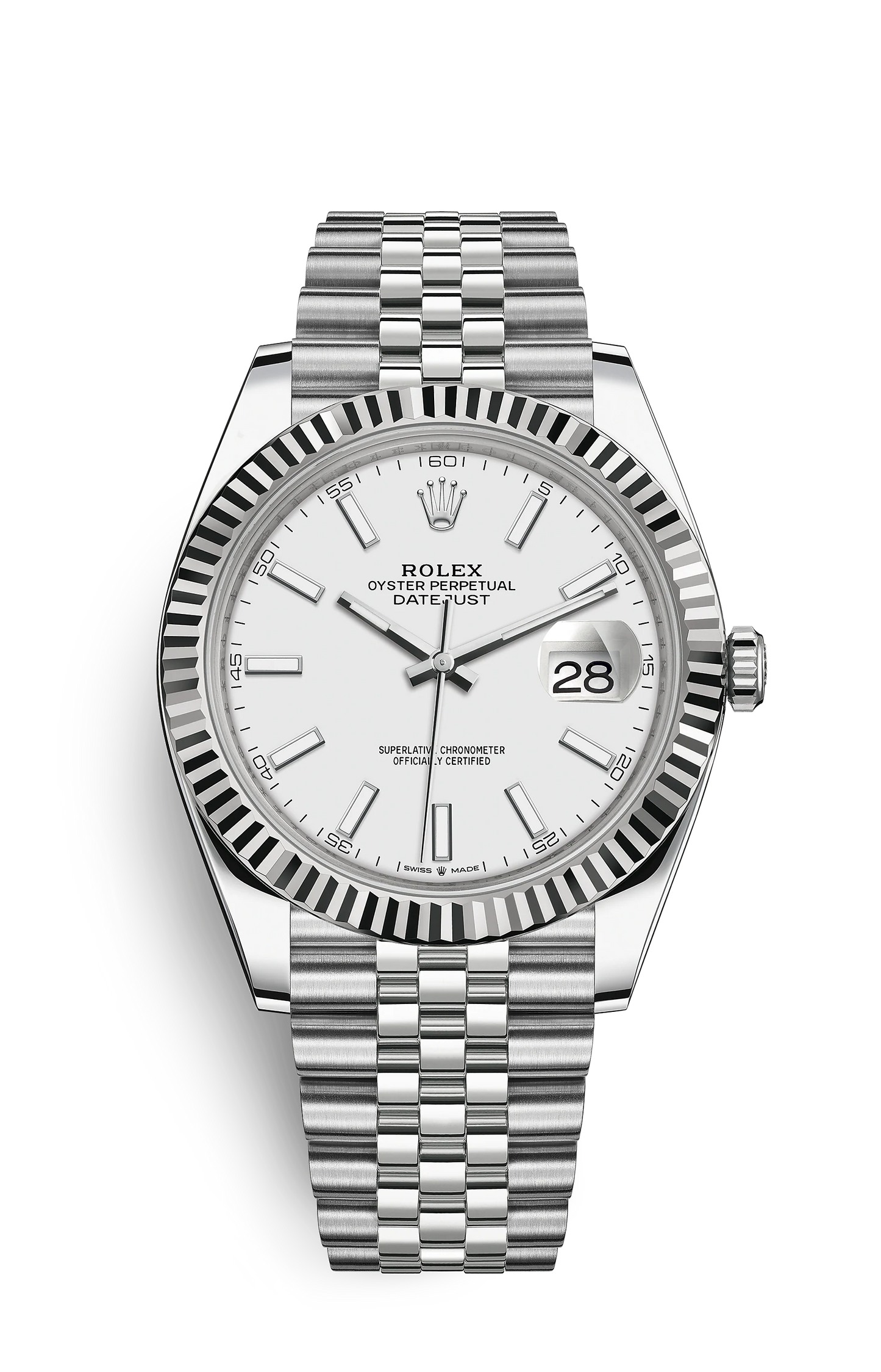 DATE-Steel and white gold- Automatic-41mm Watch