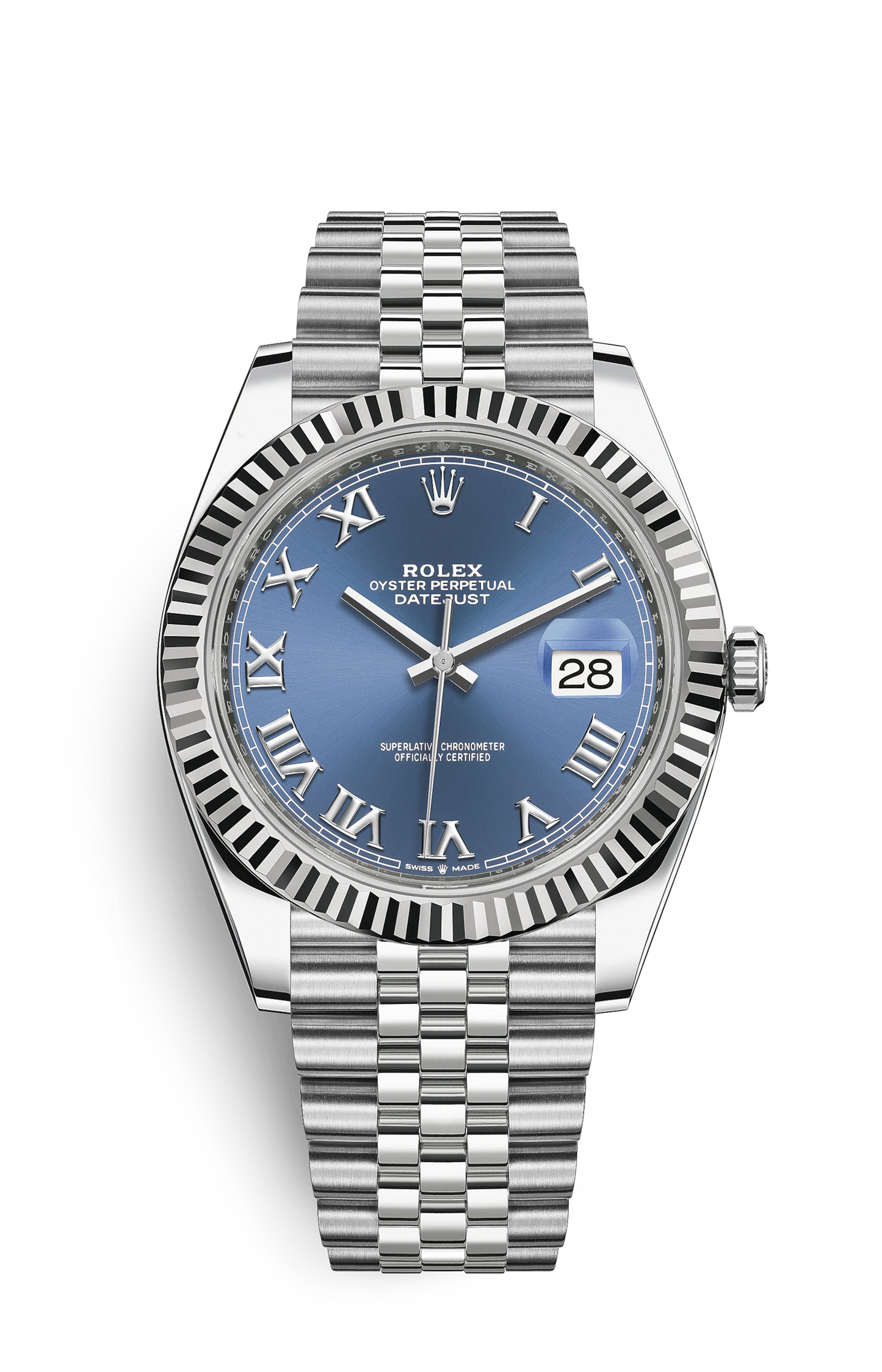 DATE-Steel and white gold- Automatic-41mm Watch