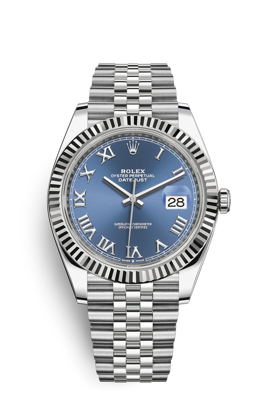 DATE-Steel and white gold- Automatic-41mm Watch