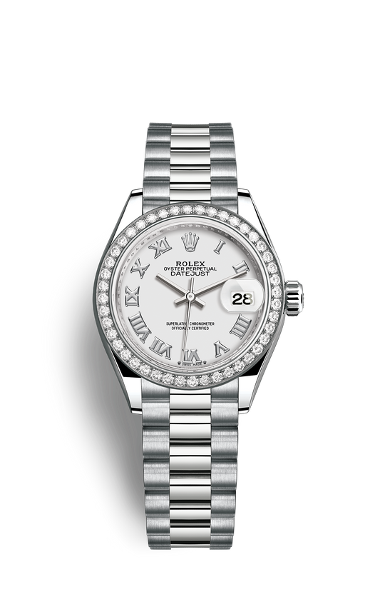 LADY-DATE-white gold and diamonds- Quartz-31mm